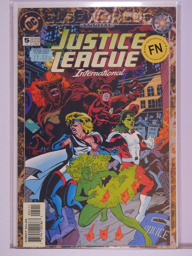 JUSTICE LEAGUE EUROPE / INTERNATIONAL ANNUAL (1990) Volume 1: # 0005 FN