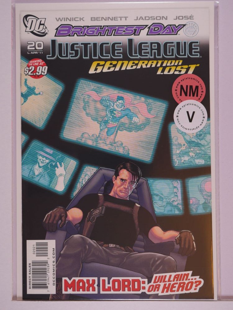 JUSTICE LEAGUE GENERATION LOST (2010) Volume 1: # 0020 NM VARIANT