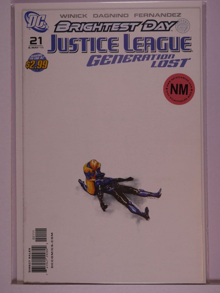 JUSTICE LEAGUE GENERATION LOST (2010) Volume 1: # 0021 NM