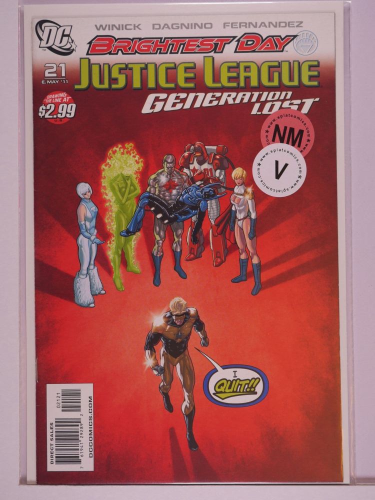 JUSTICE LEAGUE GENERATION LOST (2010) Volume 1: # 0021 NM VARIANT