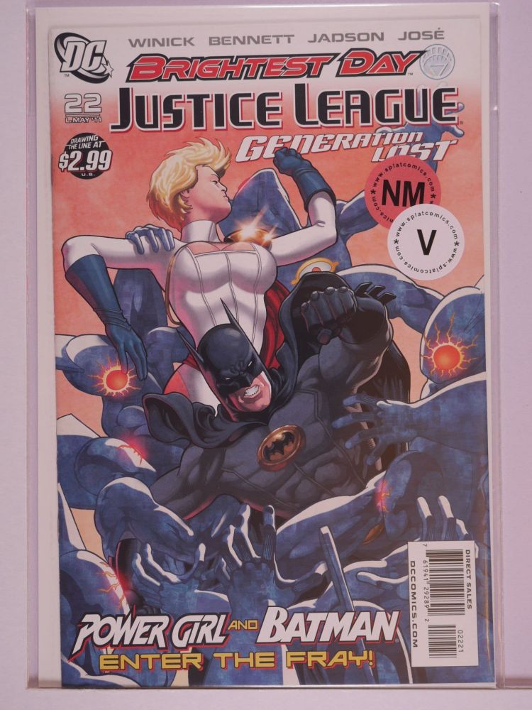 JUSTICE LEAGUE GENERATION LOST (2010) Volume 1: # 0022 NM VARIANT