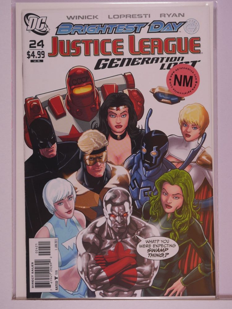 JUSTICE LEAGUE GENERATION LOST (2010) Volume 1: # 0024 NM