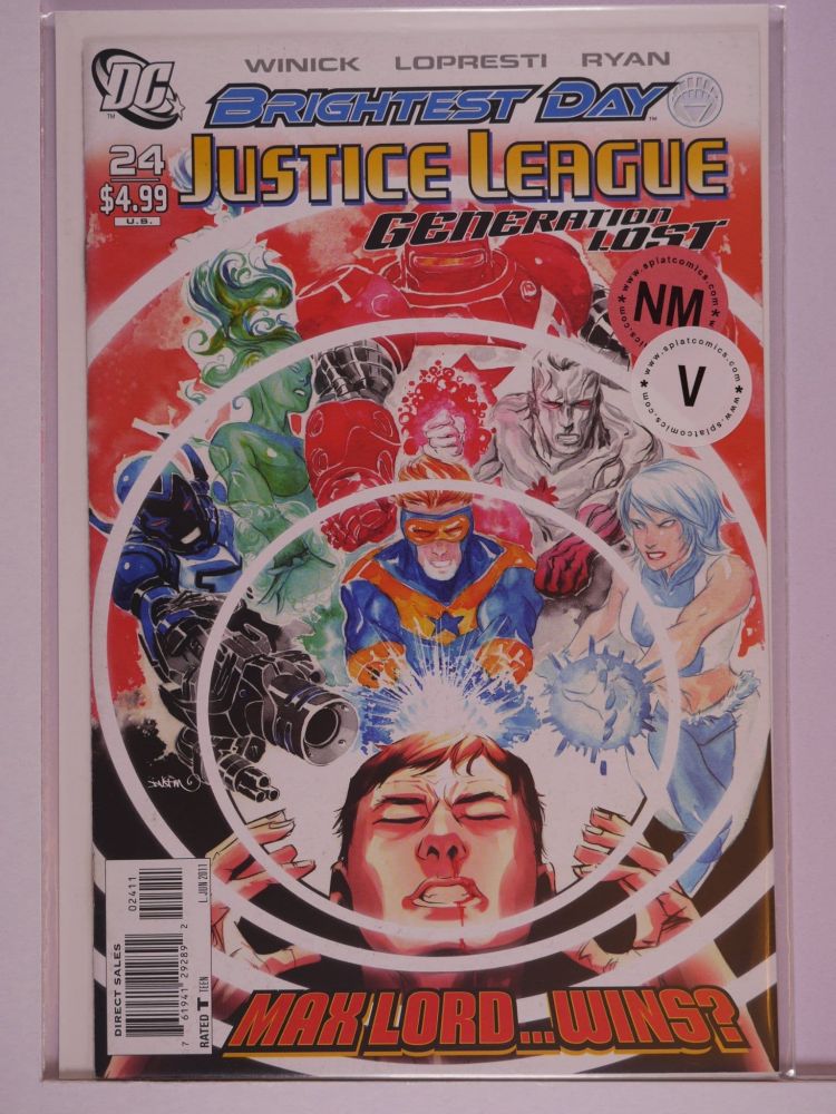 JUSTICE LEAGUE GENERATION LOST (2010) Volume 1: # 0024 NM VARIANT