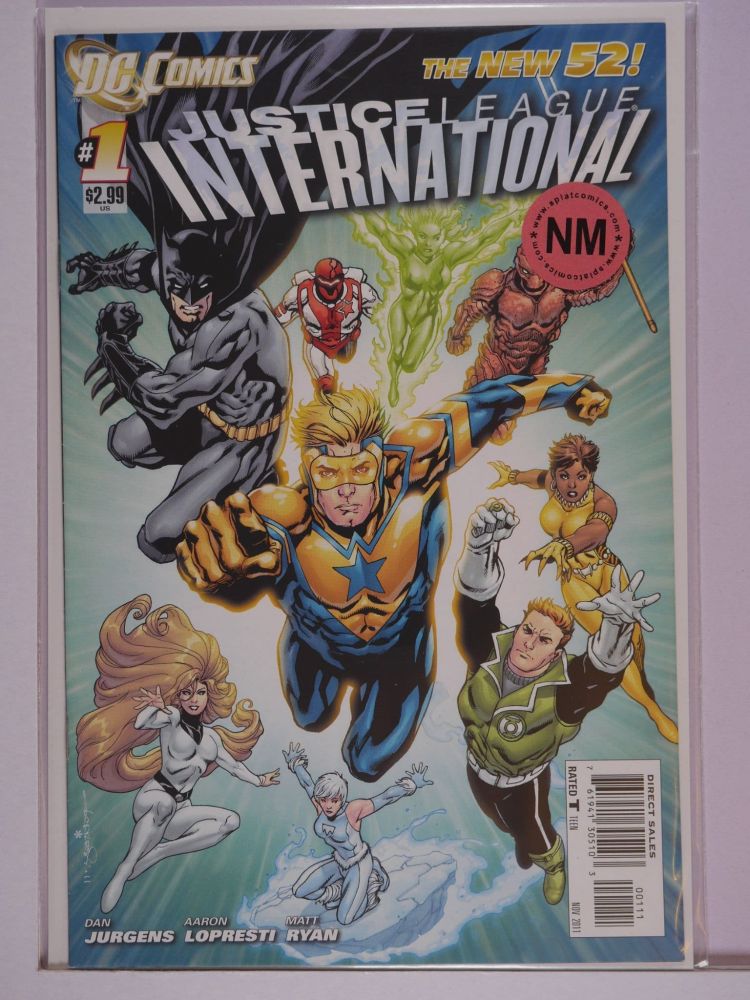 JUSTICE LEAGUE INTERNATIONAL NEW 52 (2011) Volume 1: # 0001 NM