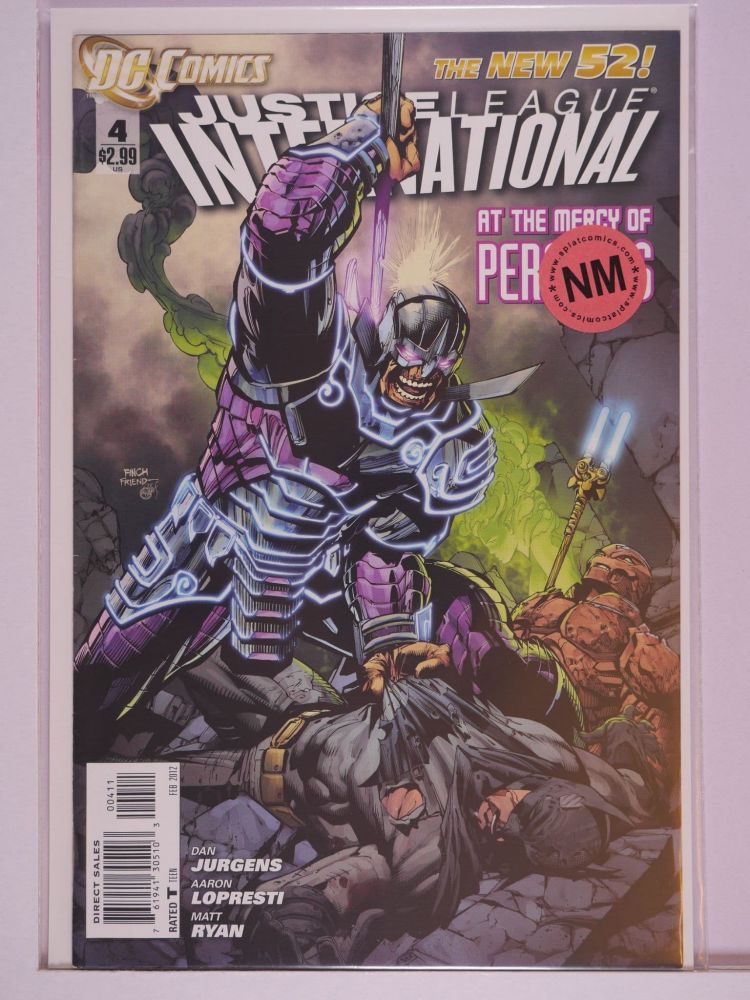 JUSTICE LEAGUE INTERNATIONAL NEW 52 (2011) Volume 1: # 0004 NM