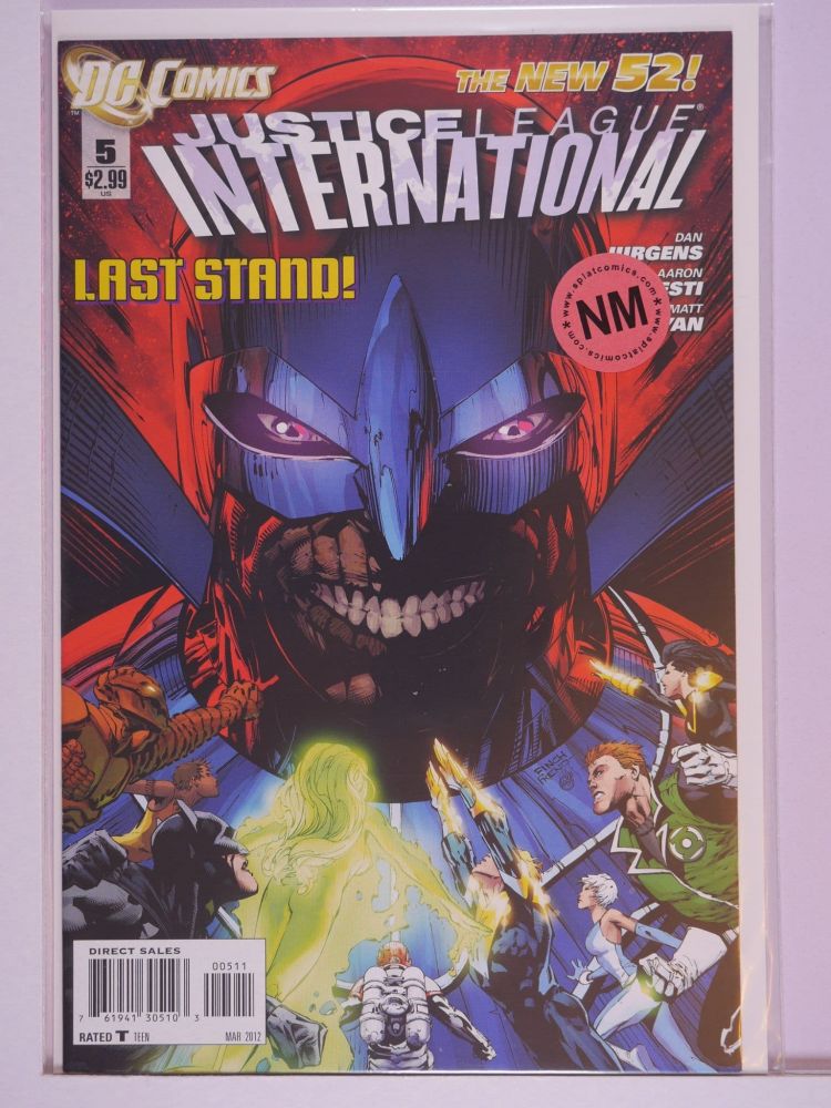 JUSTICE LEAGUE INTERNATIONAL NEW 52 (2011) Volume 1: # 0005 NM