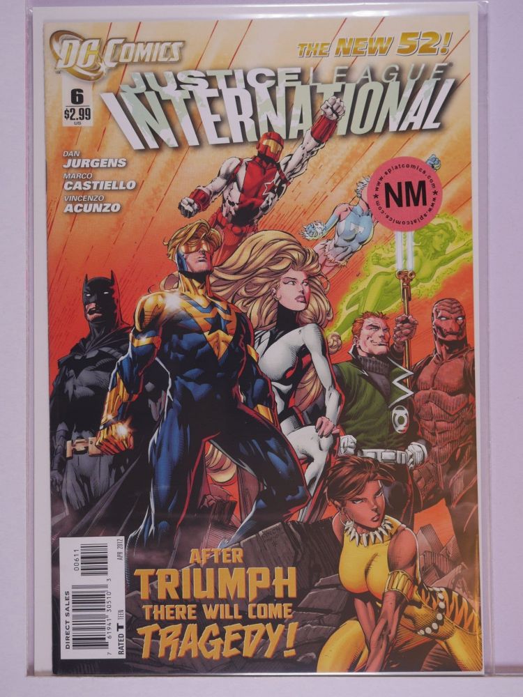 JUSTICE LEAGUE INTERNATIONAL NEW 52 (2011) Volume 1: # 0006 NM