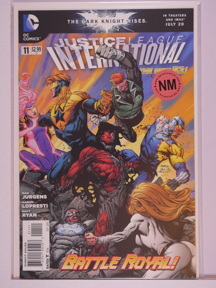 JUSTICE LEAGUE INTERNATIONAL NEW 52 (2011) Volume 1: # 0011 NM