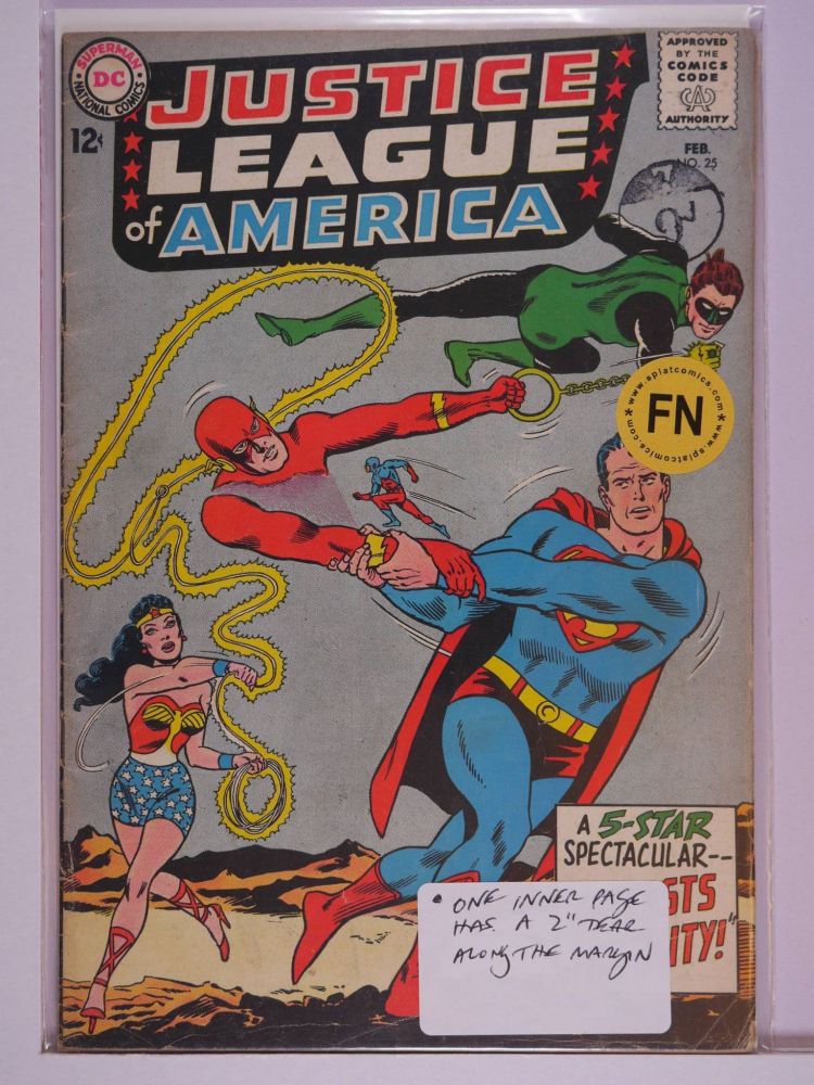 JUSTICE LEAGUE OF AMERICA (1960) Volume 1: # 0025 FN