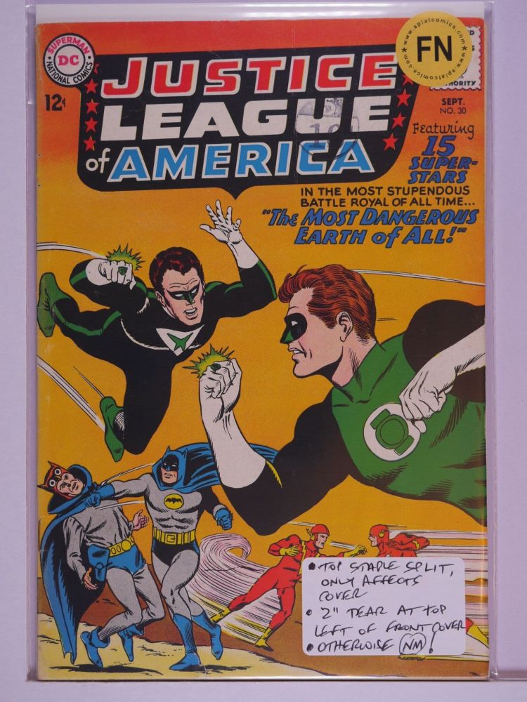 JUSTICE LEAGUE OF AMERICA (1960) Volume 1: # 0030 FN