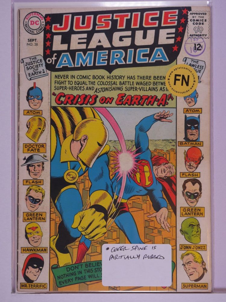 JUSTICE LEAGUE OF AMERICA (1960) Volume 1: # 0038 FN