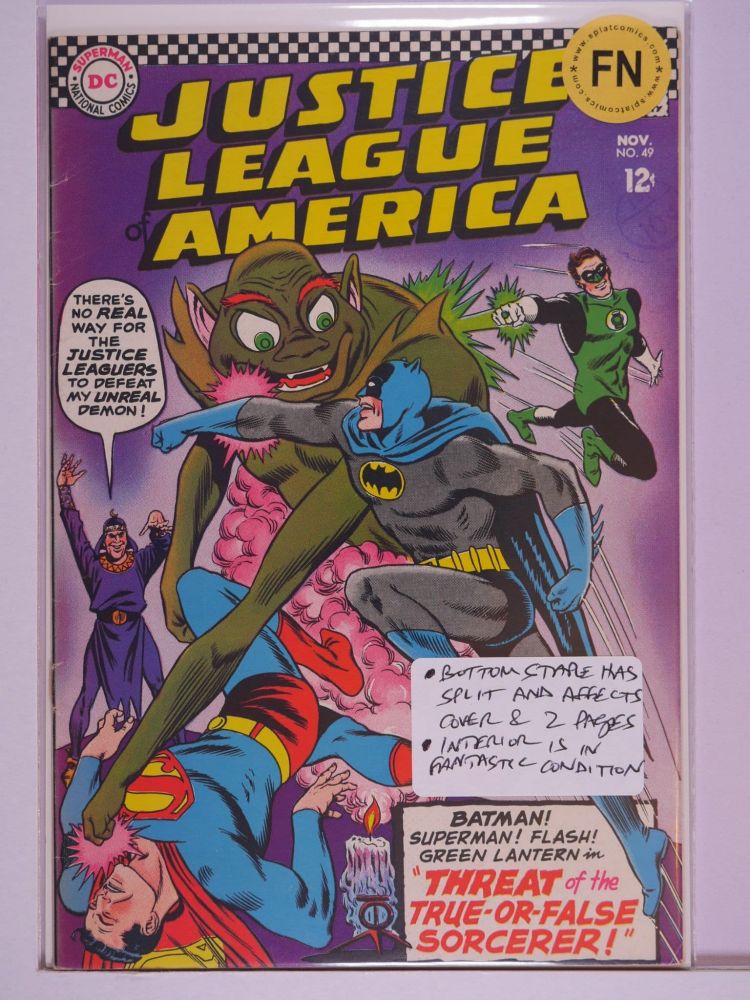 JUSTICE LEAGUE OF AMERICA (1960) Volume 1: # 0049 FN