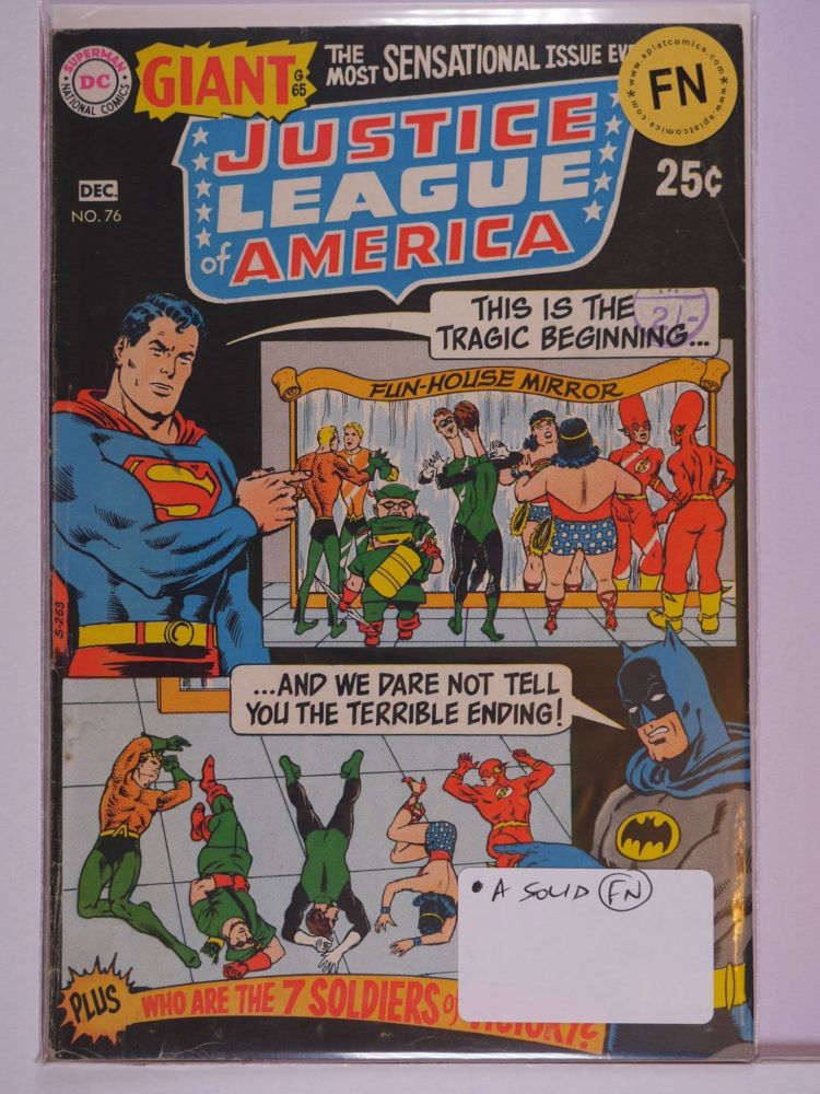 JUSTICE LEAGUE OF AMERICA (1960) Volume 1: # 0076 FN