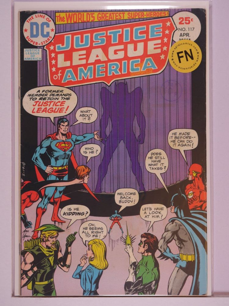 JUSTICE LEAGUE OF AMERICA (1960) Volume 1: # 0117 FN