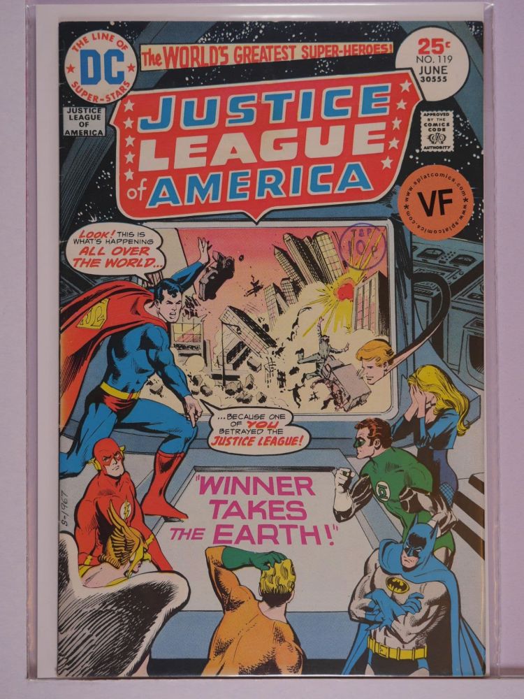 JUSTICE LEAGUE OF AMERICA (1960) Volume 1: # 0119 VF