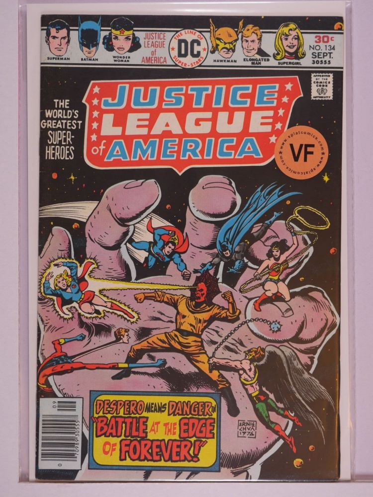 JUSTICE LEAGUE OF AMERICA (1960) Volume 1: # 0134 VF