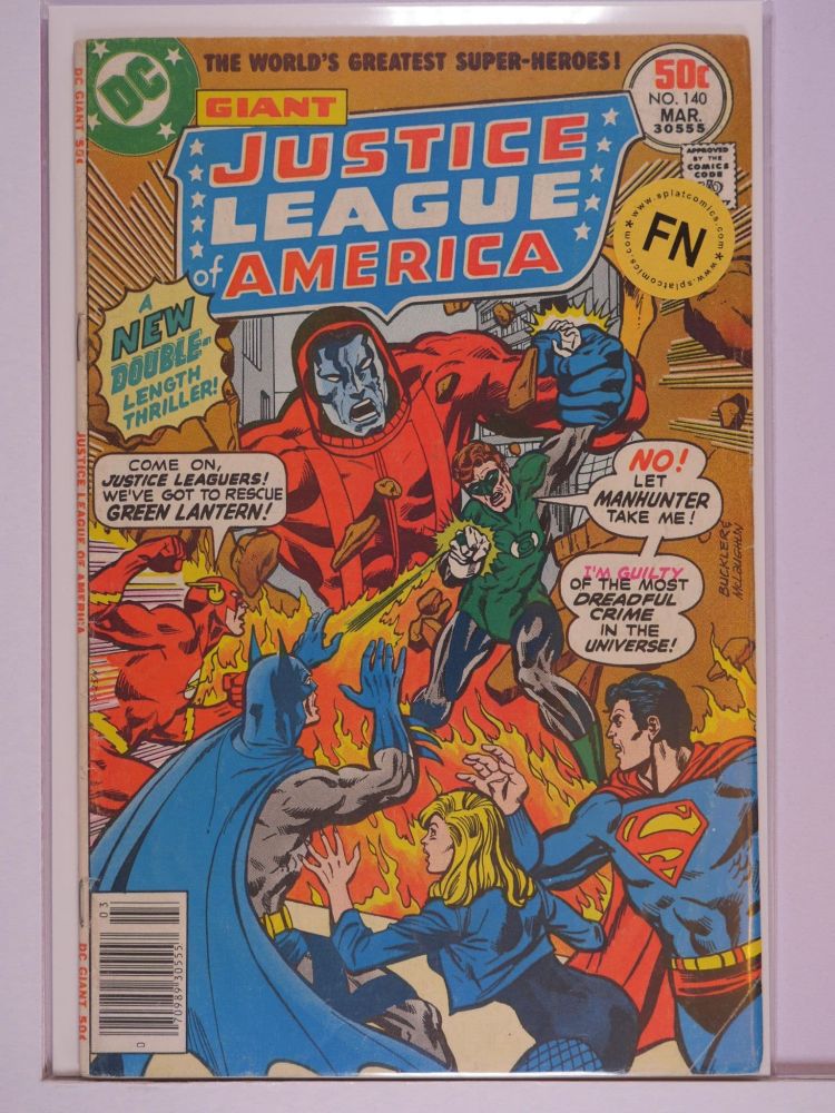 JUSTICE LEAGUE OF AMERICA (1960) Volume 1: # 0140 FN