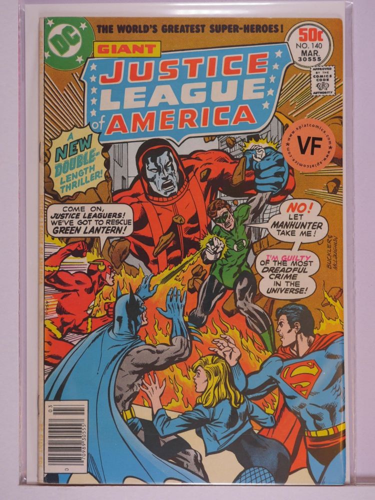 JUSTICE LEAGUE OF AMERICA (1960) Volume 1: # 0140 VF