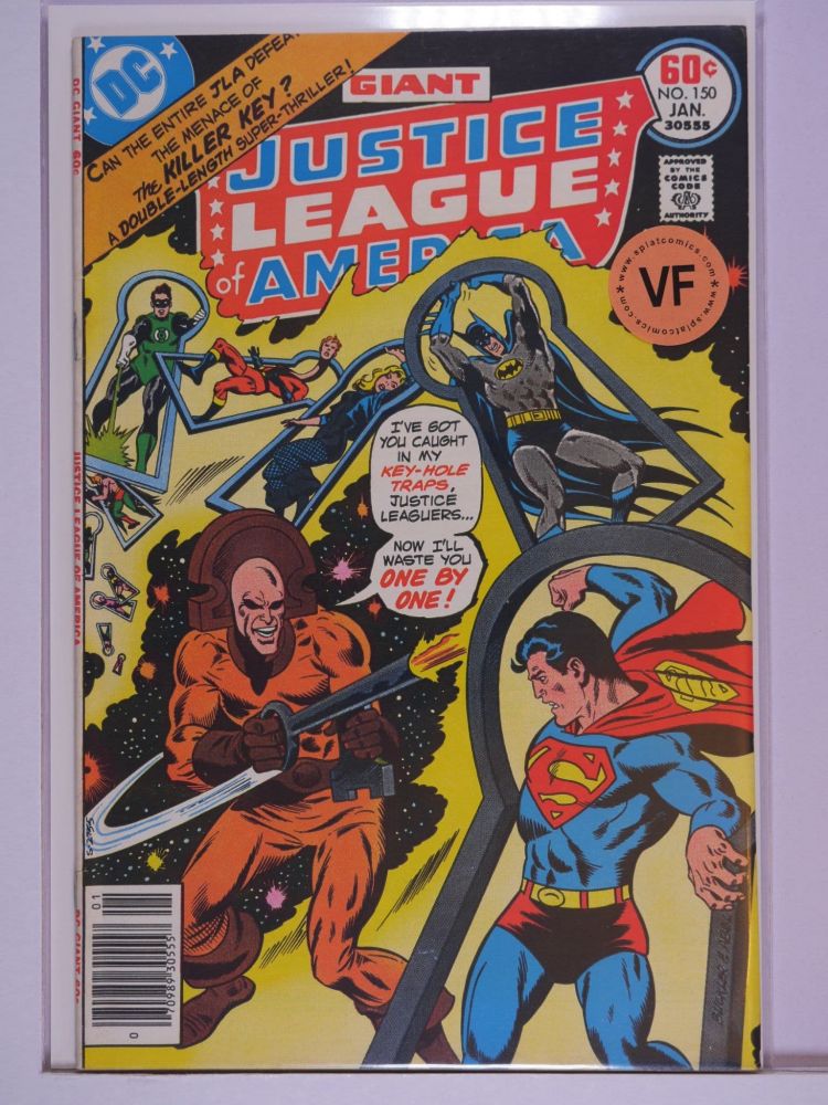 JUSTICE LEAGUE OF AMERICA (1960) Volume 1: # 0150 VF