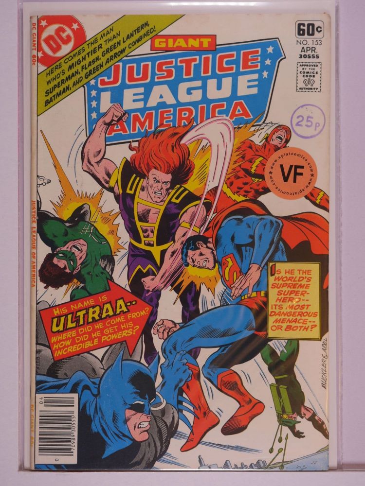 JUSTICE LEAGUE OF AMERICA (1960) Volume 1: # 0153 VF