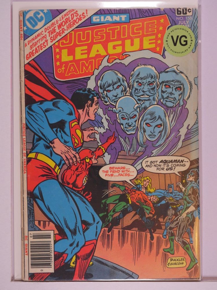 JUSTICE LEAGUE OF AMERICA (1960) Volume 1: # 0156 VG