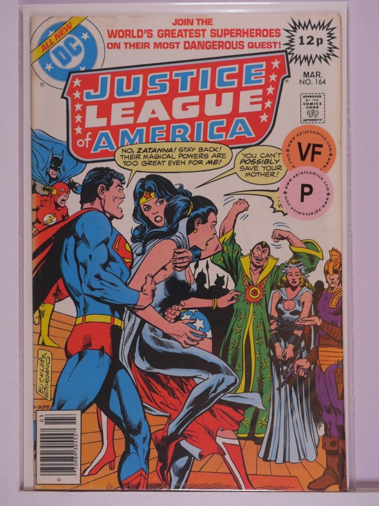 JUSTICE LEAGUE OF AMERICA (1960) Volume 1: # 0164 VF PENCE