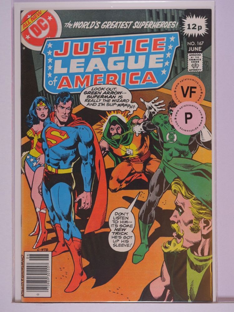 JUSTICE LEAGUE OF AMERICA (1960) Volume 1: # 0167 VF PENCE