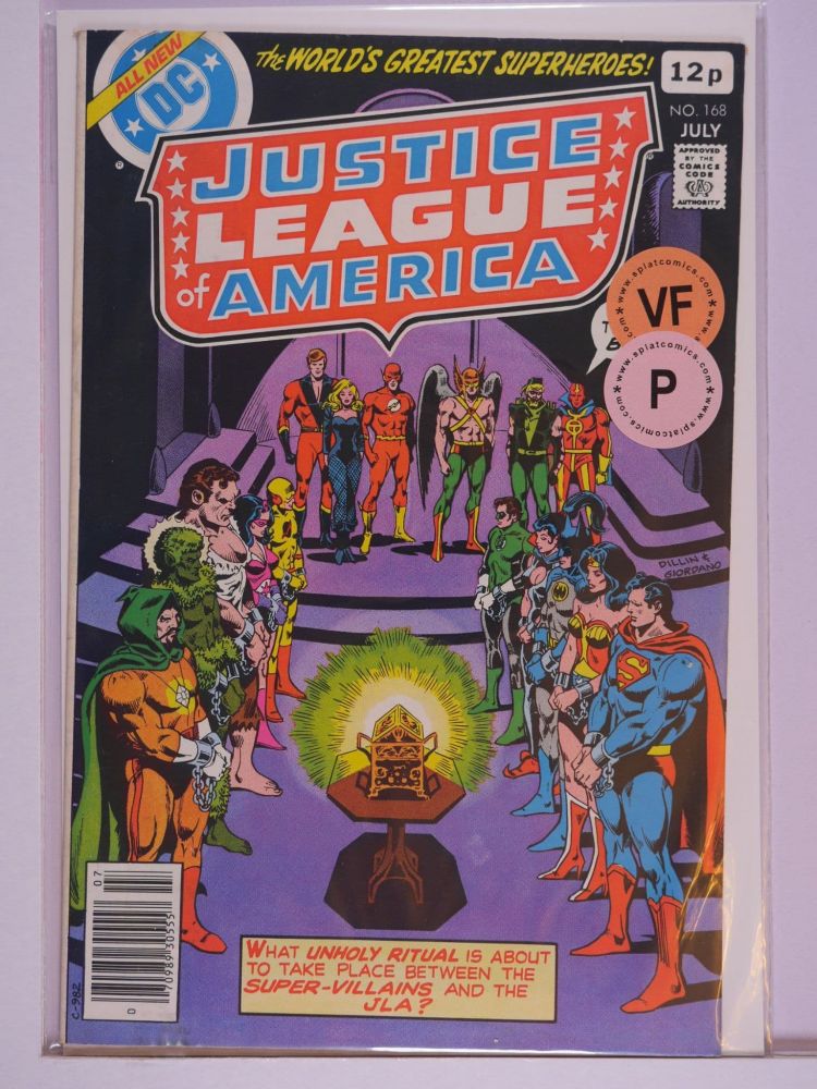 JUSTICE LEAGUE OF AMERICA (1960) Volume 1: # 0168 VF PENCE