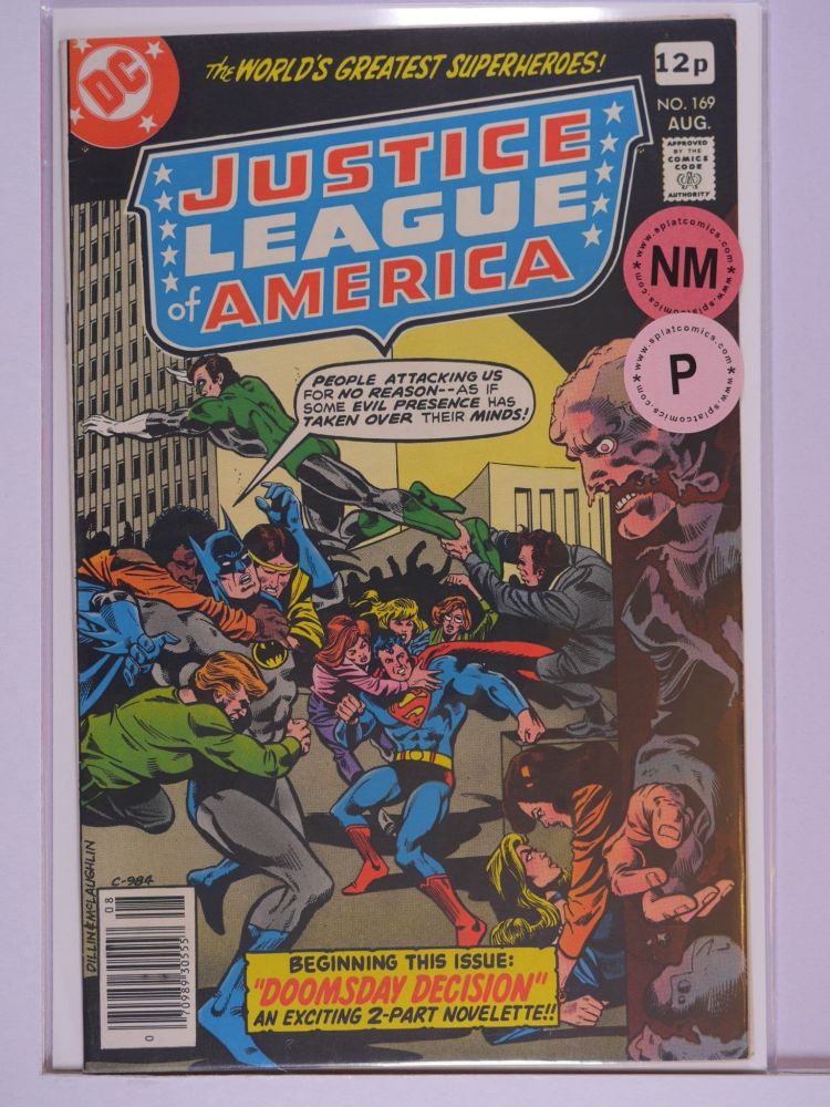 JUSTICE LEAGUE OF AMERICA (1960) Volume 1: # 0169 NM PENCE