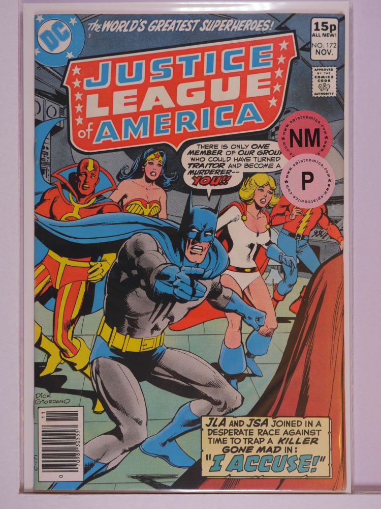 JUSTICE LEAGUE OF AMERICA (1960) Volume 1: # 0172 NM PENCE