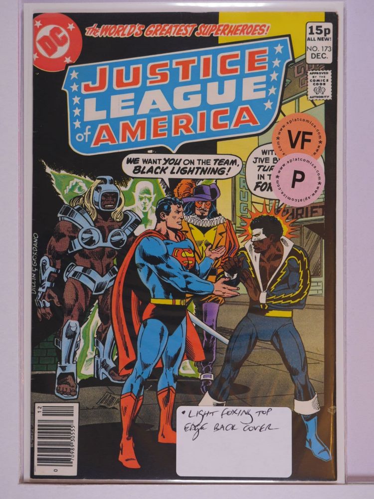 JUSTICE LEAGUE OF AMERICA (1960) Volume 1: # 0173 VF PENCE