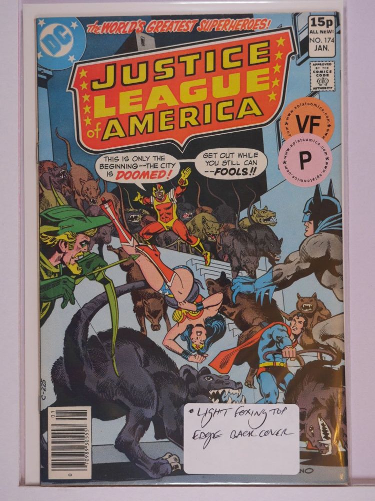 JUSTICE LEAGUE OF AMERICA (1960) Volume 1: # 0174 VF PENCE