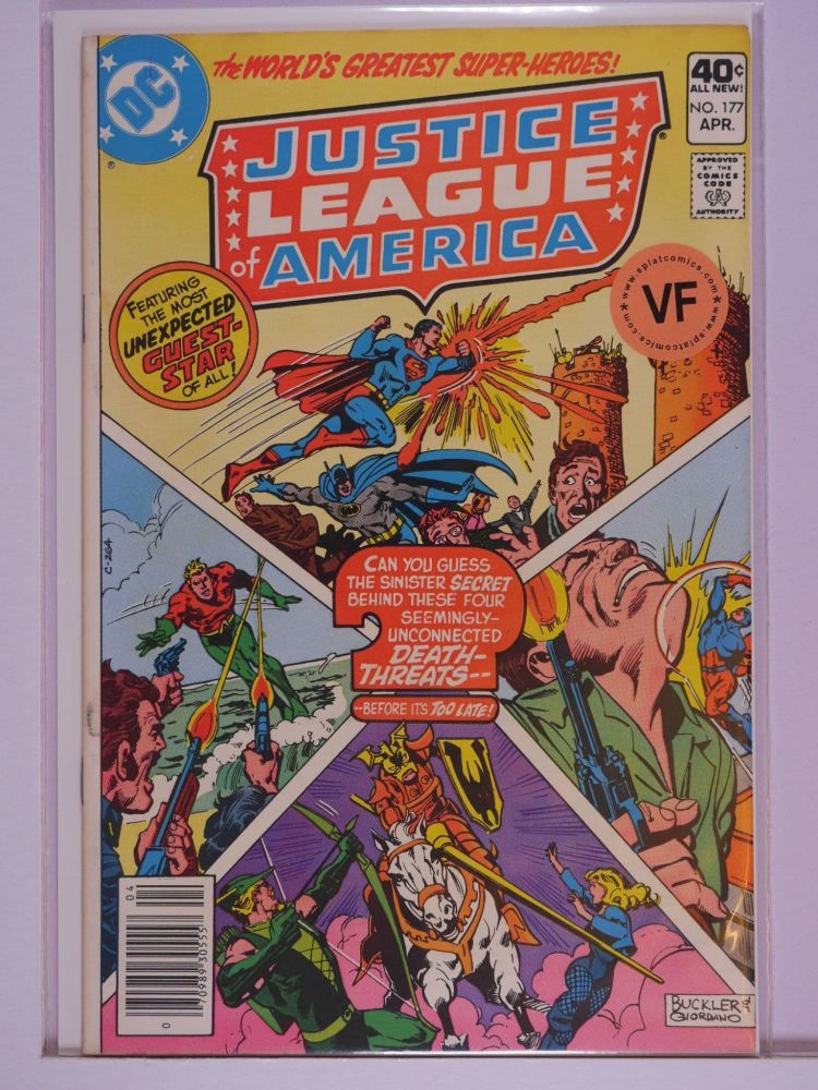 JUSTICE LEAGUE OF AMERICA (1960) Volume 1: # 0177 VF