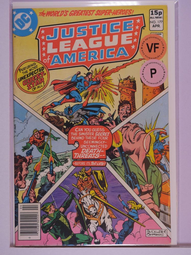 JUSTICE LEAGUE OF AMERICA (1960) Volume 1: # 0177 VF PENCE