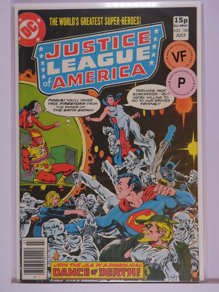 JUSTICE LEAGUE OF AMERICA (1960) Volume 1: # 0180 VF PENCE