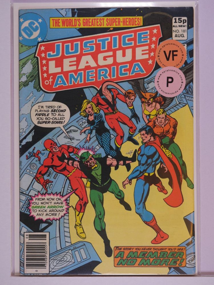 JUSTICE LEAGUE OF AMERICA (1960) Volume 1: # 0181 VF PENCE