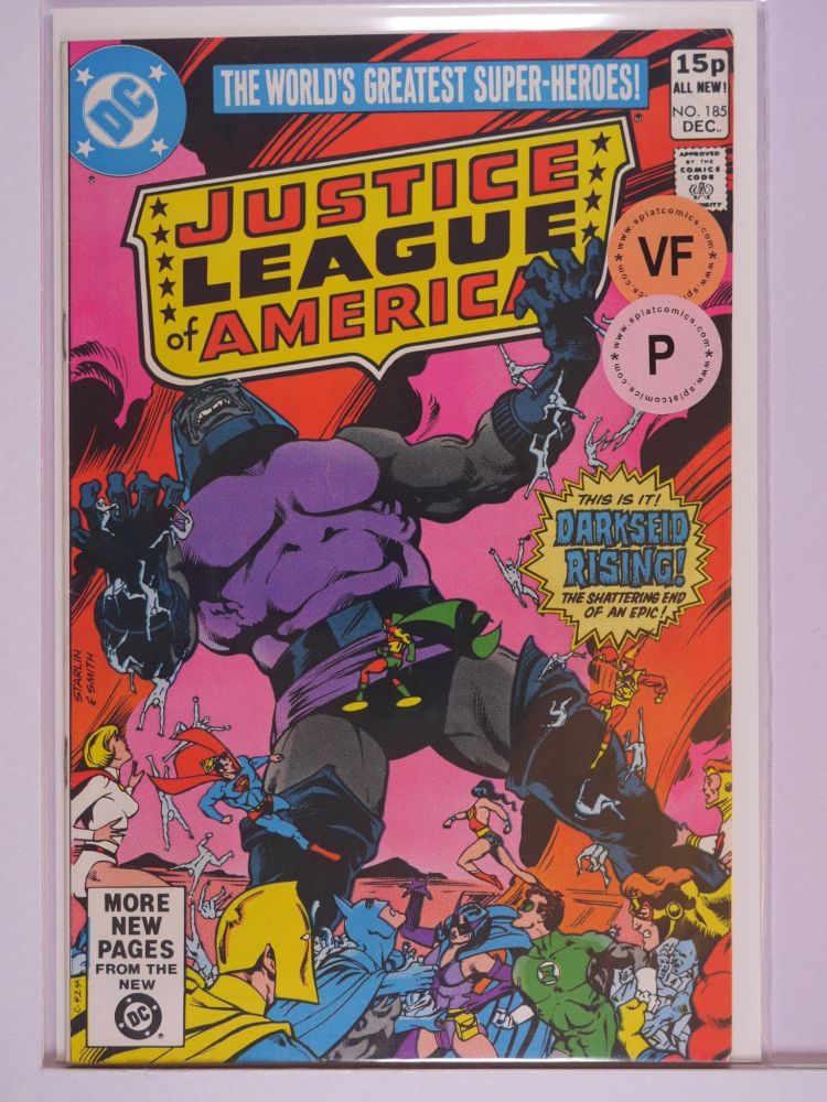 JUSTICE LEAGUE OF AMERICA (1960) Volume 1: # 0185 VF PENCE