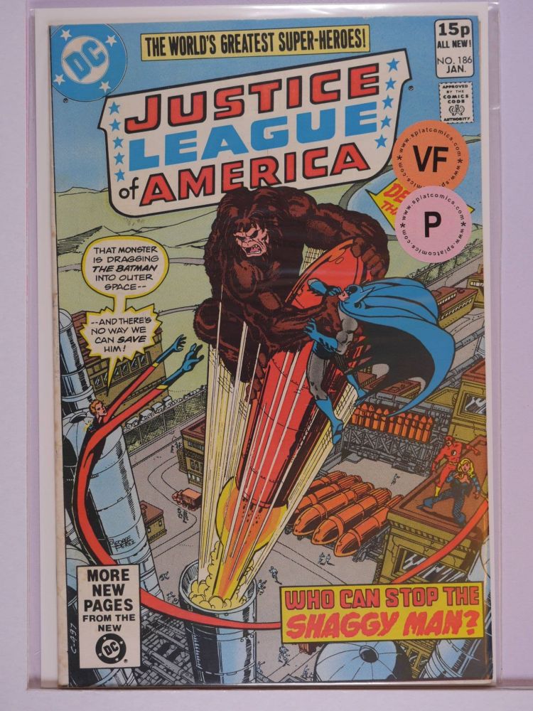 JUSTICE LEAGUE OF AMERICA (1960) Volume 1: # 0186 VF PENCE