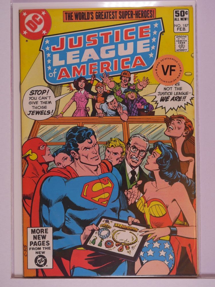 JUSTICE LEAGUE OF AMERICA (1960) Volume 1: # 0187 VF