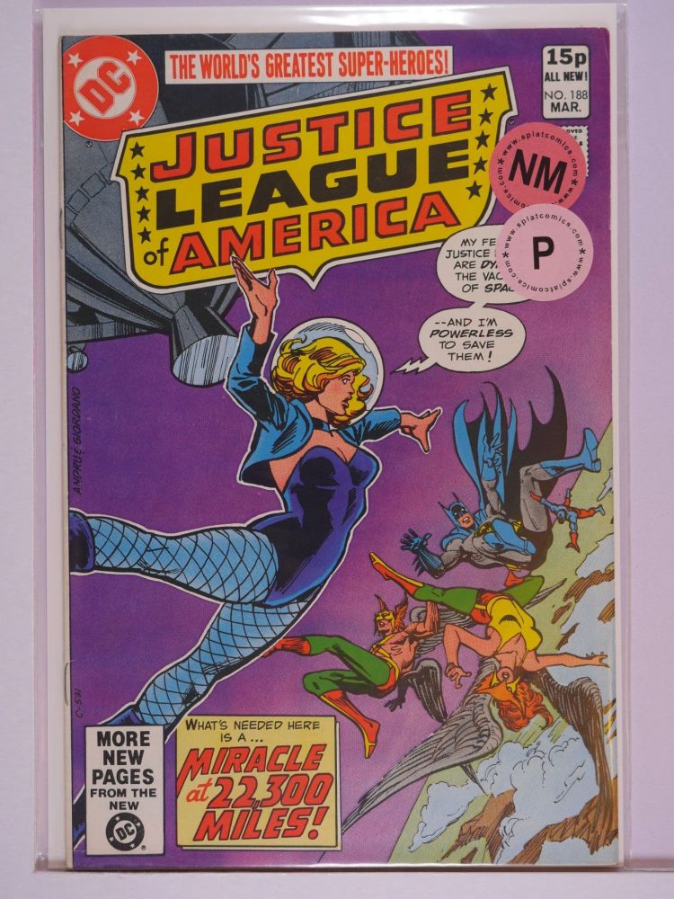 JUSTICE LEAGUE OF AMERICA (1960) Volume 1: # 0188 NM PENCE