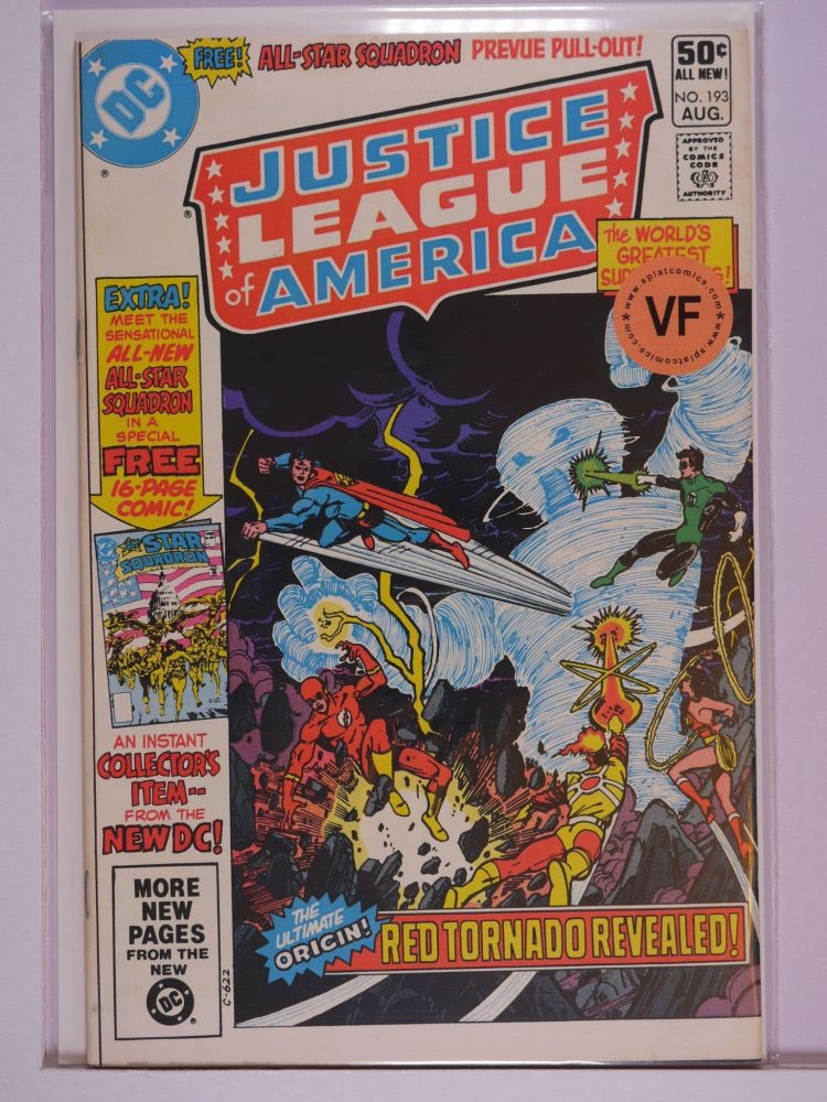 JUSTICE LEAGUE OF AMERICA (1960) Volume 1: # 0193 VF