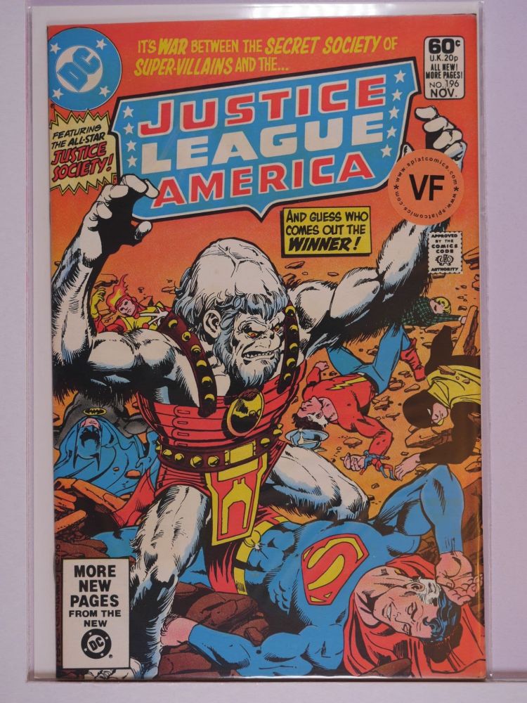 JUSTICE LEAGUE OF AMERICA (1960) Volume 1: # 0196 VF