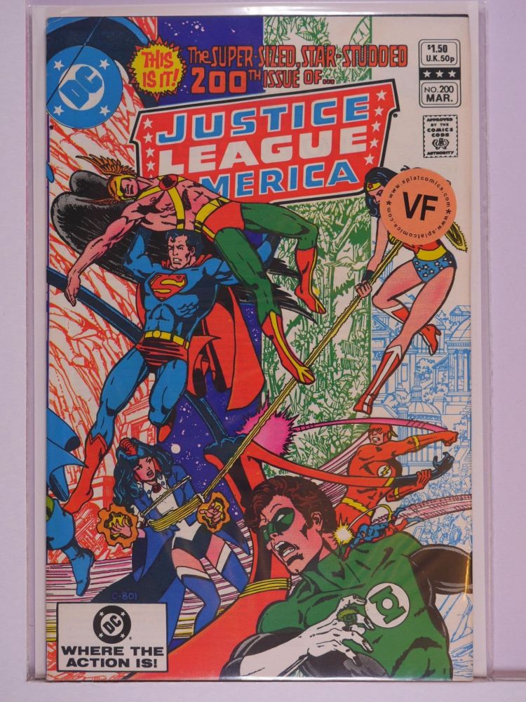 JUSTICE LEAGUE OF AMERICA (1960) Volume 1: # 0200 VF