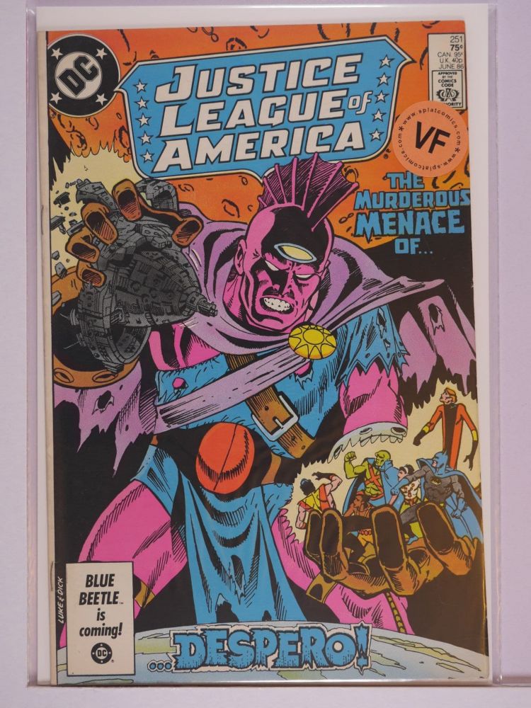 JUSTICE LEAGUE OF AMERICA (1960) Volume 1: # 0251 VF