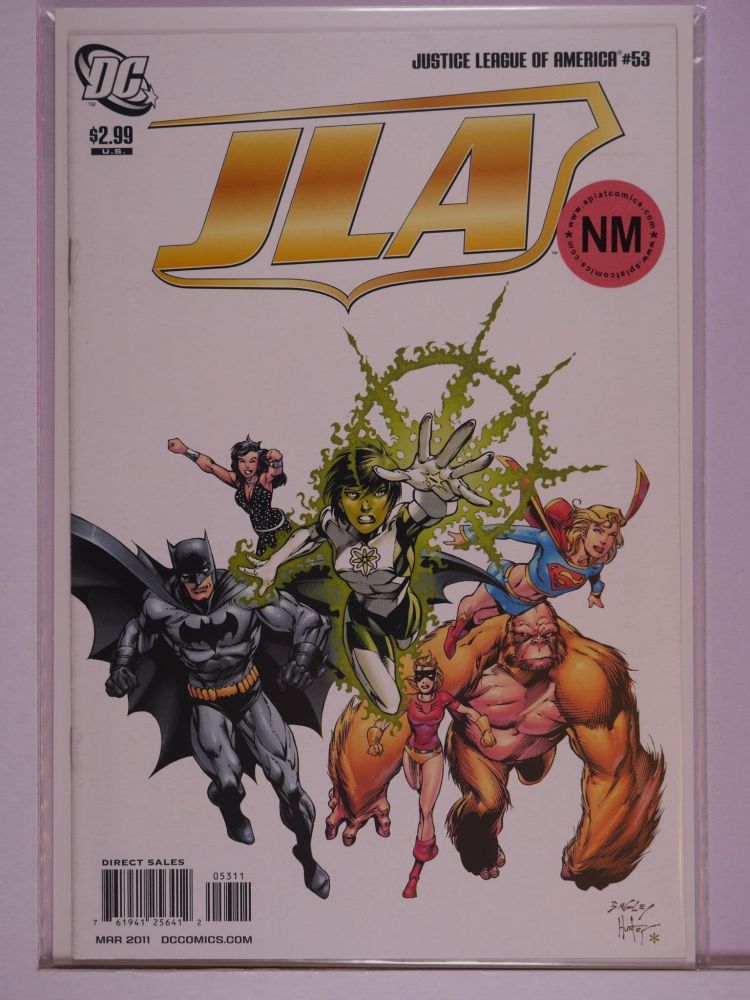 JUSTICE LEAGUE OF AMERICA (2006) Volume 2: # 0053 NM TEAM COVER VARIANT