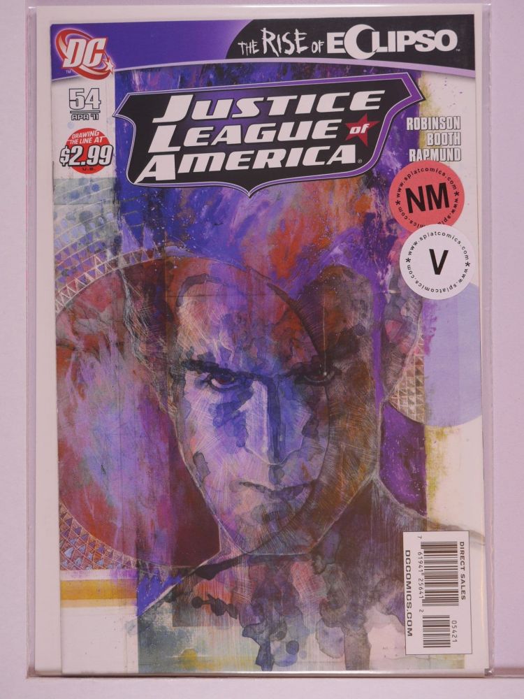 JUSTICE LEAGUE OF AMERICA (2006) Volume 2: # 0054 NM COVER PAINTED FACE VARIANT