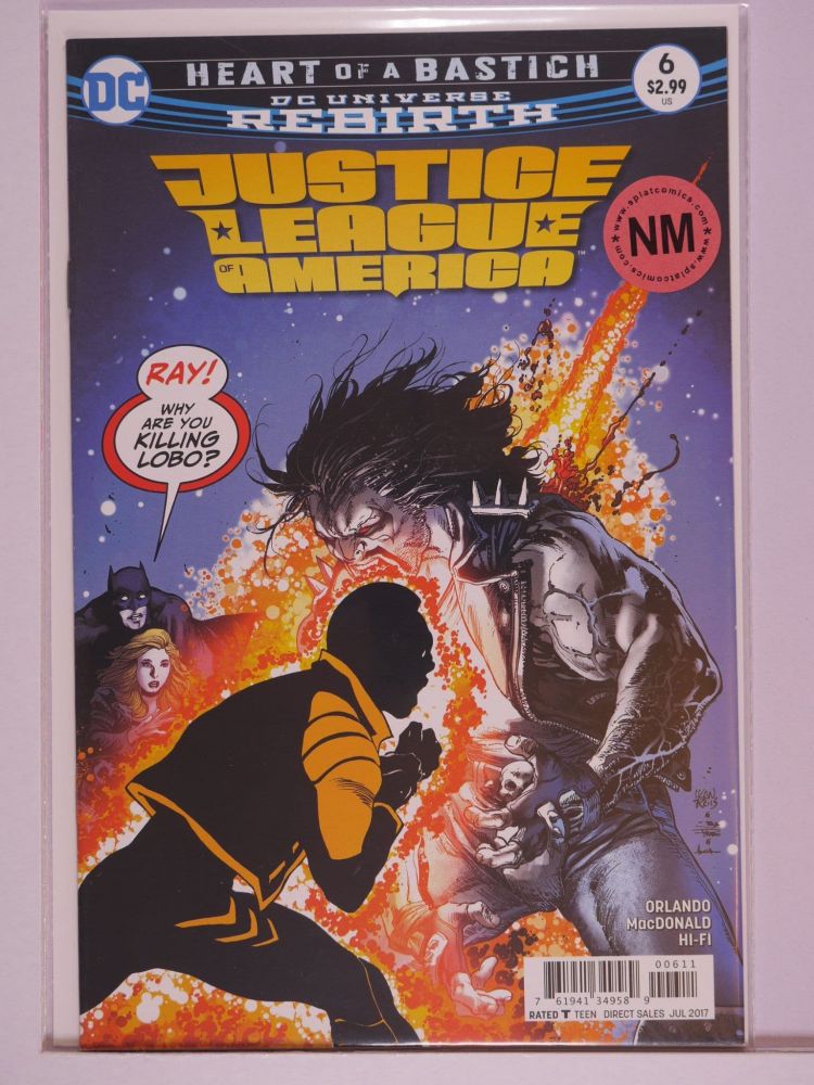 JUSTICE LEAGUE OF AMERICA (2017) Volume 5: # 0006 NM