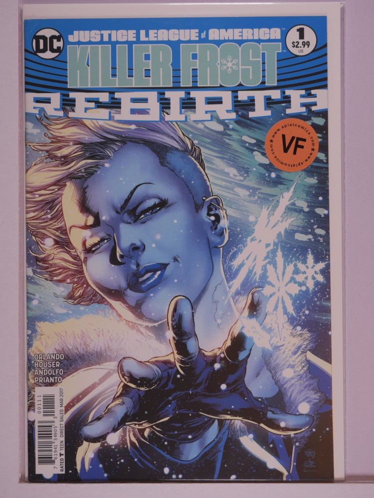 JUSTICE LEAGUE OF AMERICA REBIRTH KILLER FROST (2017) Volume 1: # 0001 VF