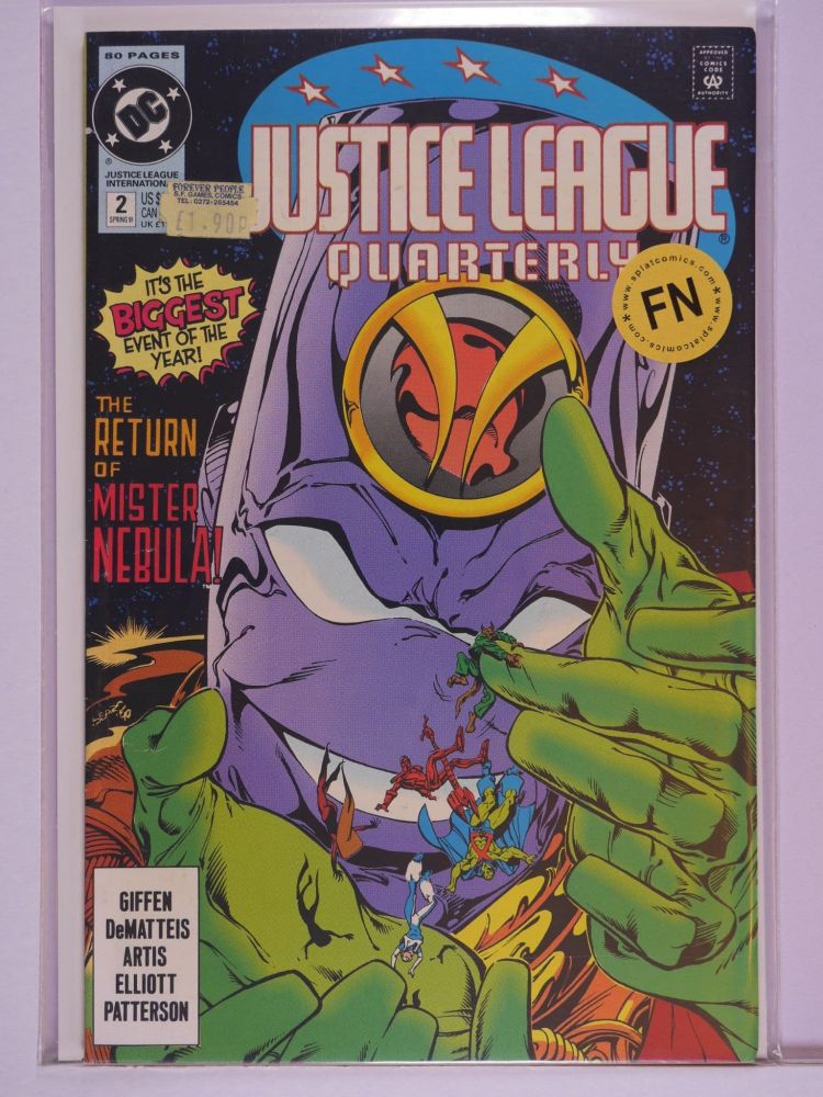 JUSTICE LEAGUE QUARTERLY (1990) Volume 1: # 0002 FN