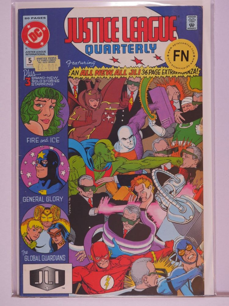 JUSTICE LEAGUE QUARTERLY (1990) Volume 1: # 0005 FN